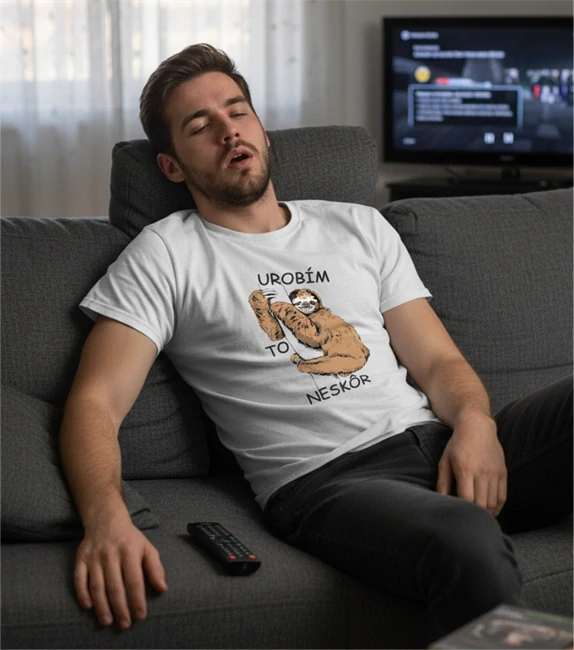 Pánske tričko Urobím to neskôr