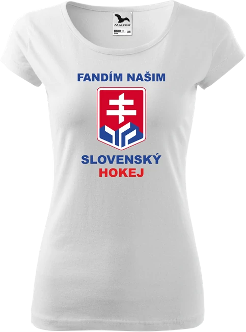 Dámske tričko Hokej Fandím našim