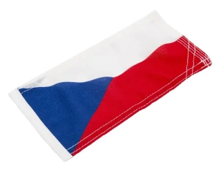 Česká vlajka na motorku 11x22