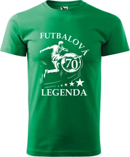 Pánske tričko Futbalová legenda 70r.