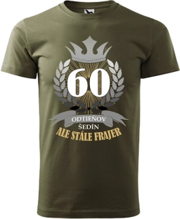 Pánske tričko 60 odtieňov šedín